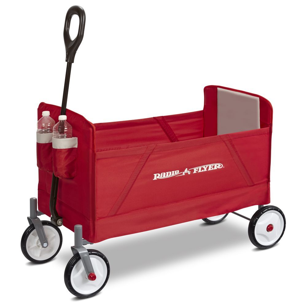 Radio Flyer - 3-in-1 EZ Fold Wagon - Red