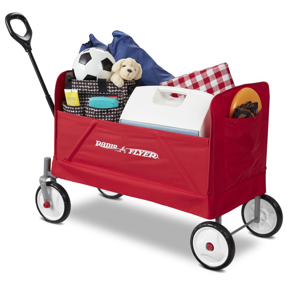 Radio Flyer - 3-in-1 EZ Fold Wagon - Red