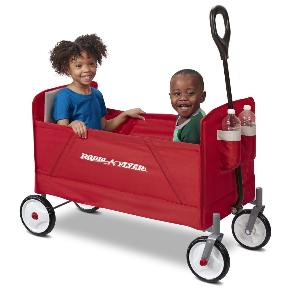 Radio Flyer - 3-in-1 EZ Fold Wagon - Red