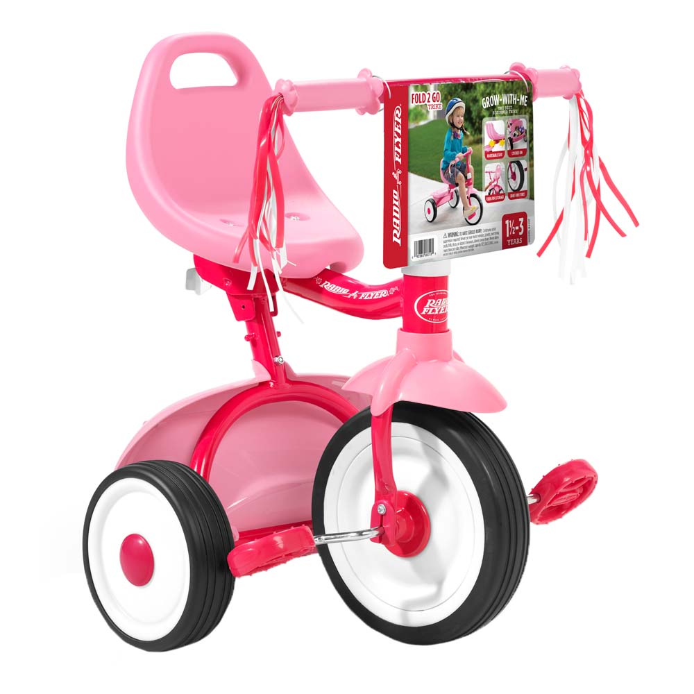 Buy Radio Flyer Fold 2 Go Trike Pink Formamide at The Affordable Price Mumzworld