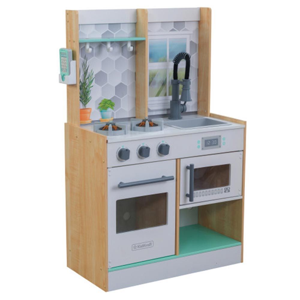 KidKraft - Let's Cook Play Kitchen - Natural