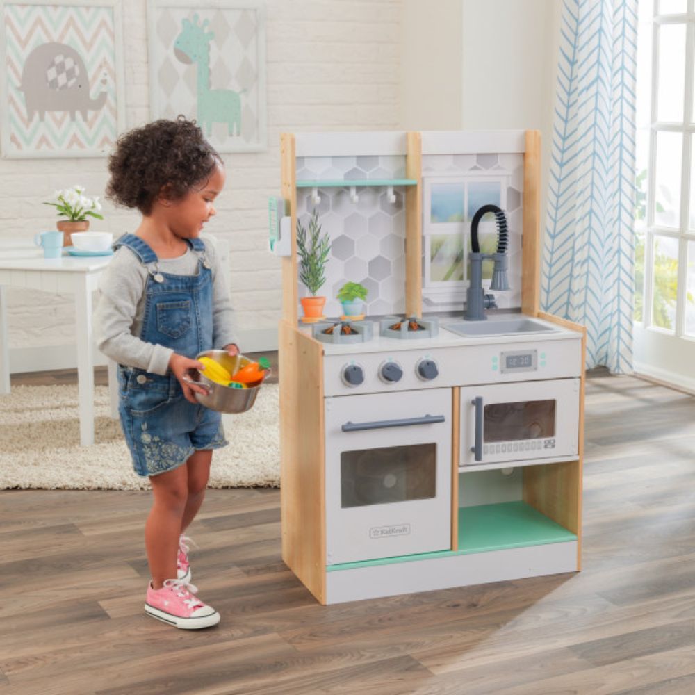 KidKraft - Let's Cook Play Kitchen - Natural