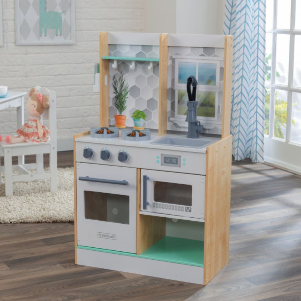 KidKraft - Let's Cook Play Kitchen - Natural