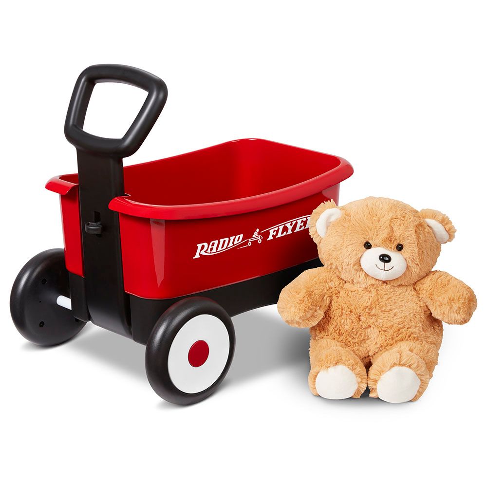 Radio Flyer - Push & Play Walker Wagon W/ Teddy Bear