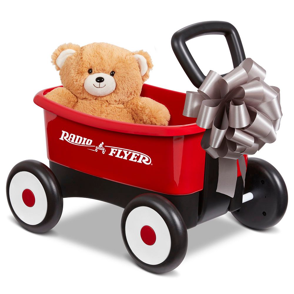 Radio Flyer - Push & Play Walker Wagon W/ Teddy Bear