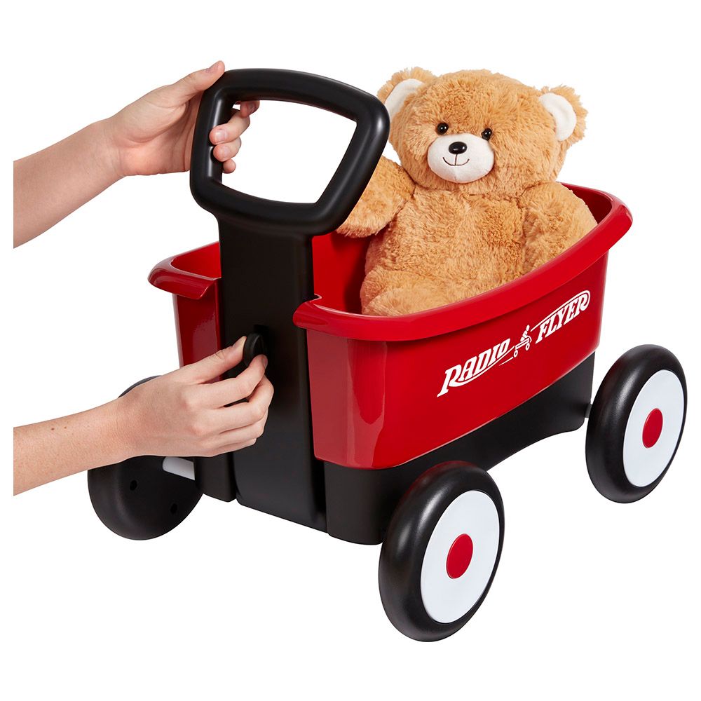 Radio Flyer - Push & Play Walker Wagon W/ Teddy Bear