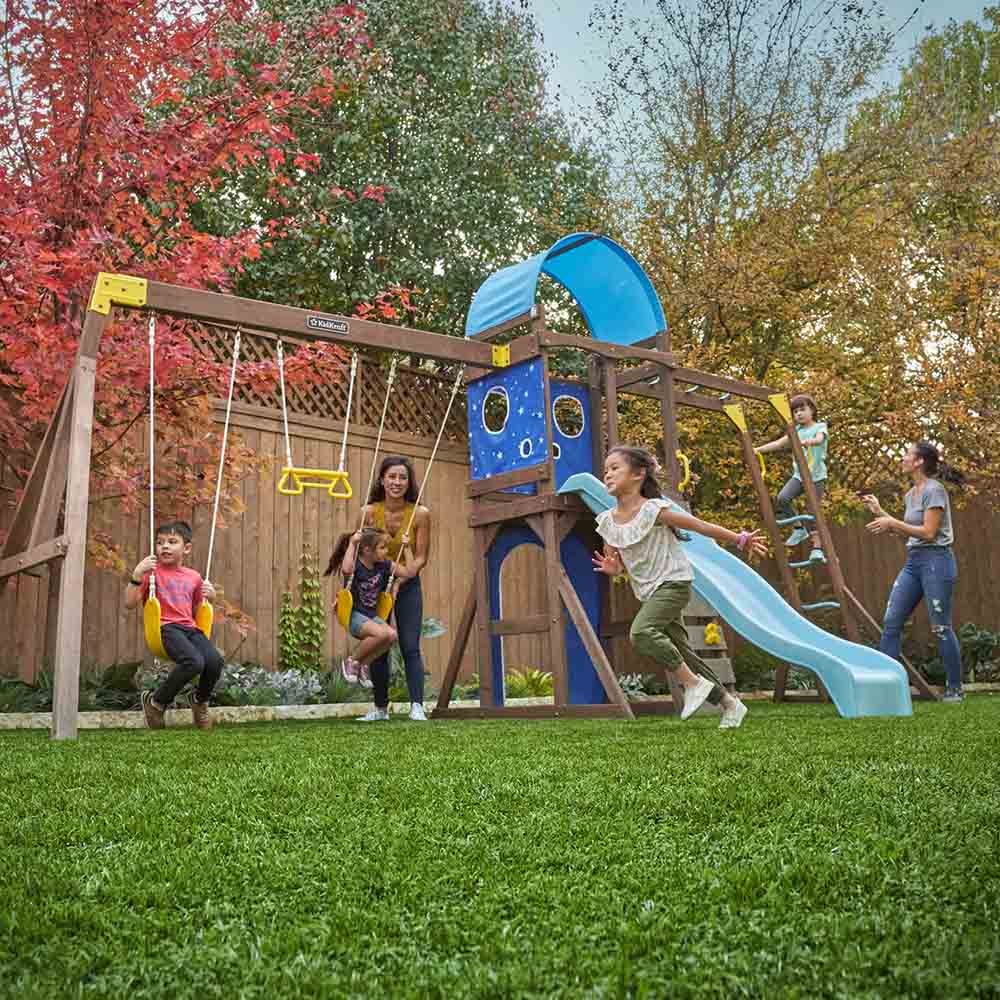 Kidkraft - Overlook Challenge Wooden Swing Playset