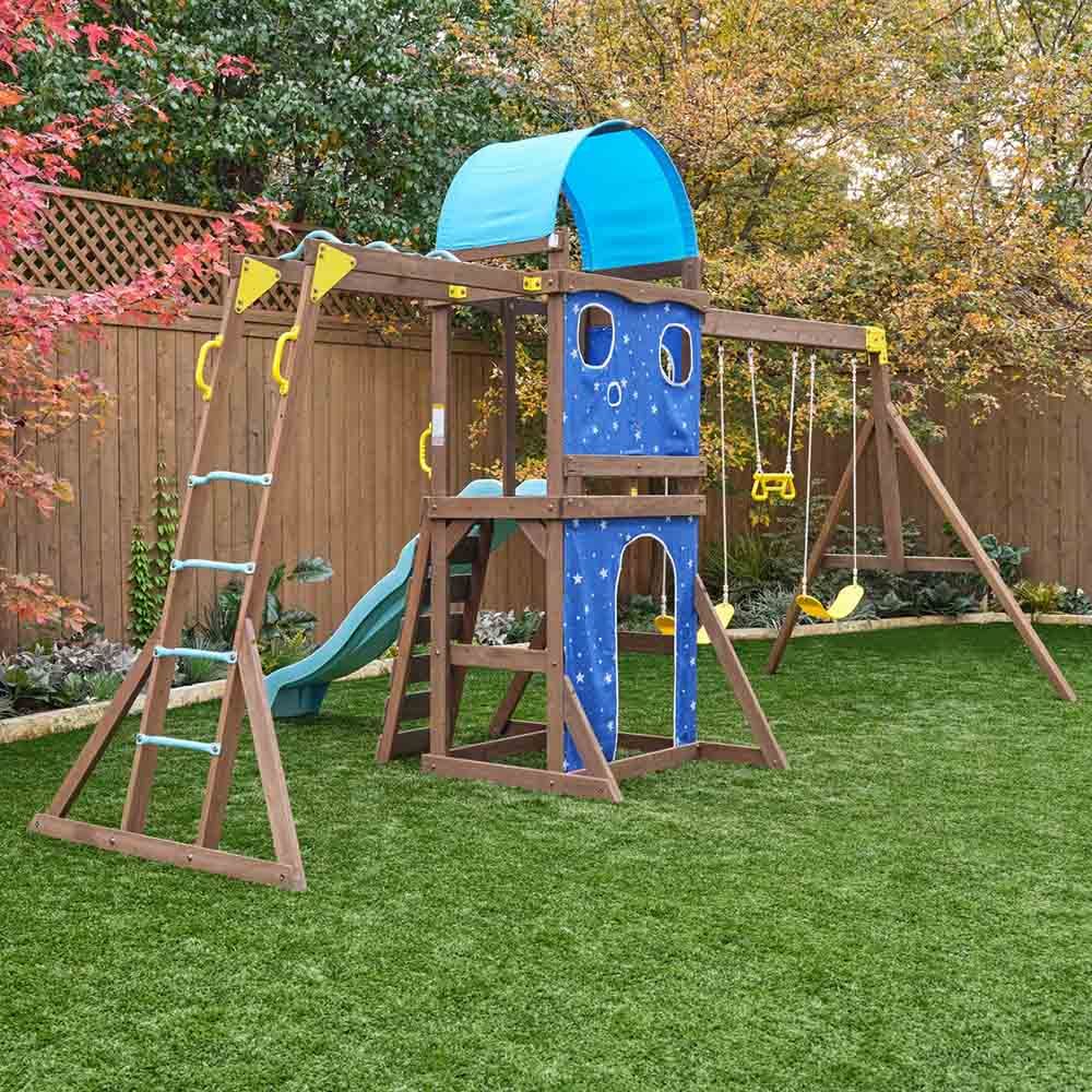 Kidkraft - Overlook Challenge Wooden Swing Playset