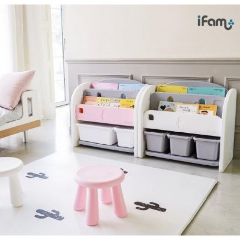 iFam - Easy Doing Front Bookshelf - 1 Pink