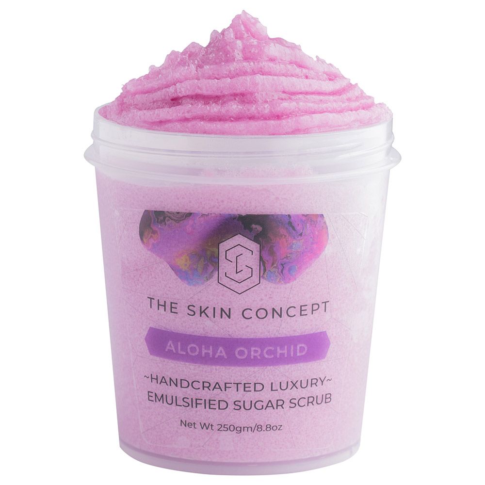 The Skin Concept - Handmade Sugar Scrub - Aloha Orchid 