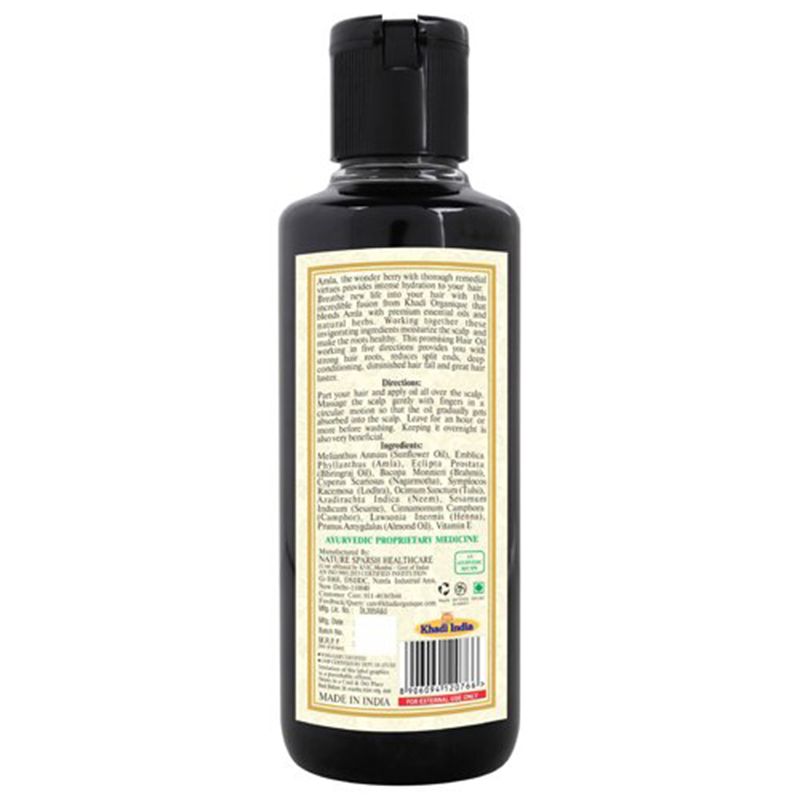 Khadi Organique - Amla Hair Oil 210ml 