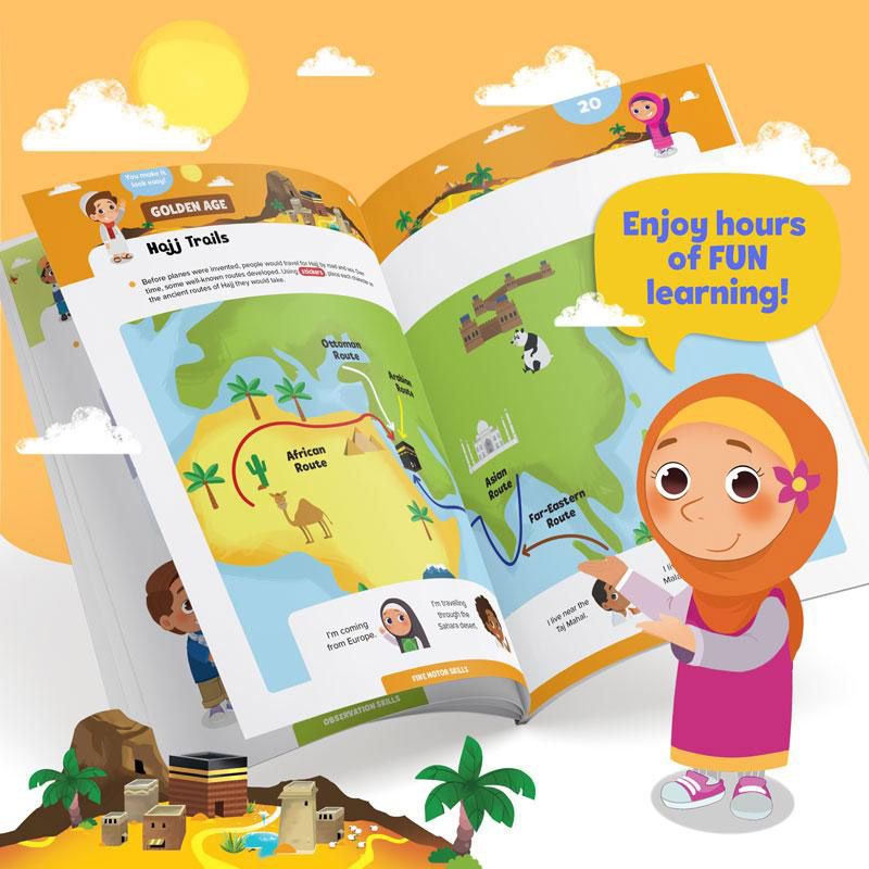 Learning Root - Hajj & Umrah Activity Book Big Kids