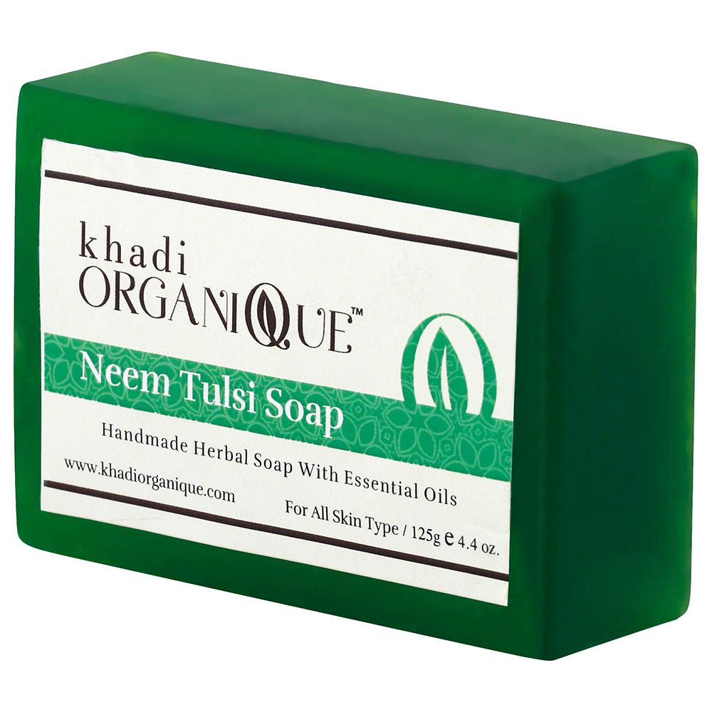 Khadi Organique Natural Handmade Neem Tulsi Soap