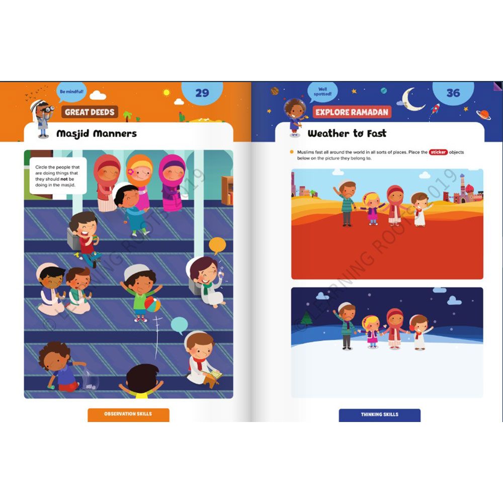 Learning Roots - Ramadan Activity Book (Little Kids) 5+