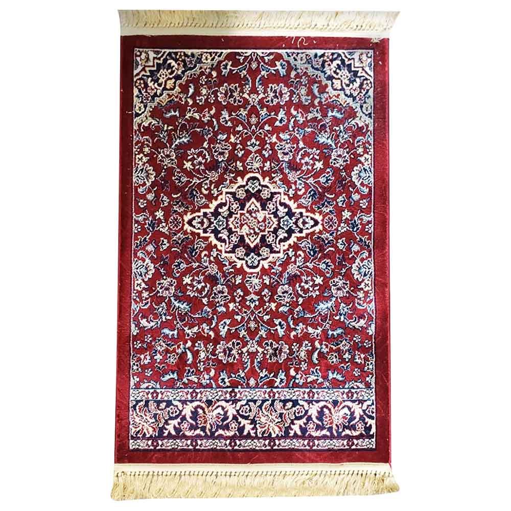 Deensquare - Premium Al Rawda Prayer Mat - Red