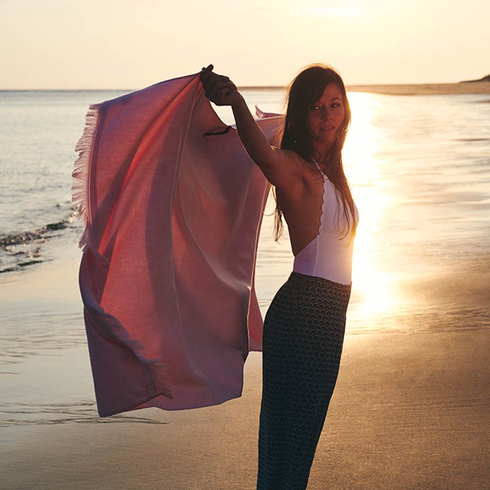 Fermob - Fouta Beach Towel - Powder Pink