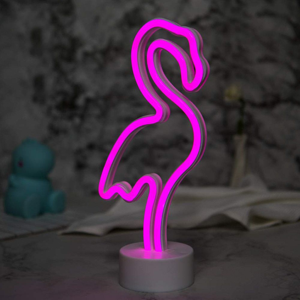 tableLights - LED Neon Lamp Flamingo - Pink