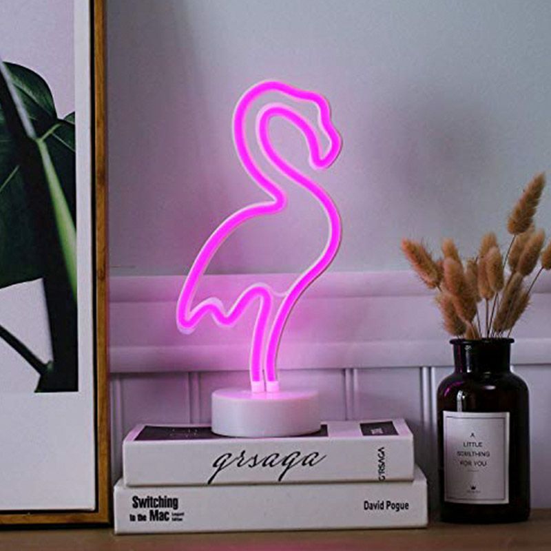 tableLights - LED Neon Lamp Flamingo - Pink