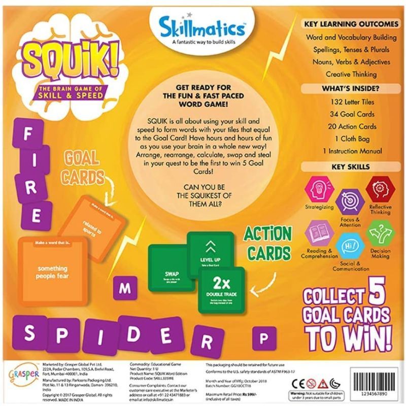 Skillmatics - Squick - Word Edition