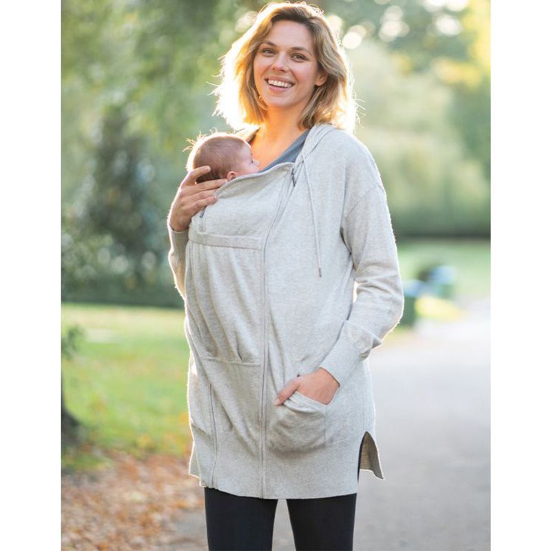 Seraphine - Lilith Babywearing Knit Hoody - Grey