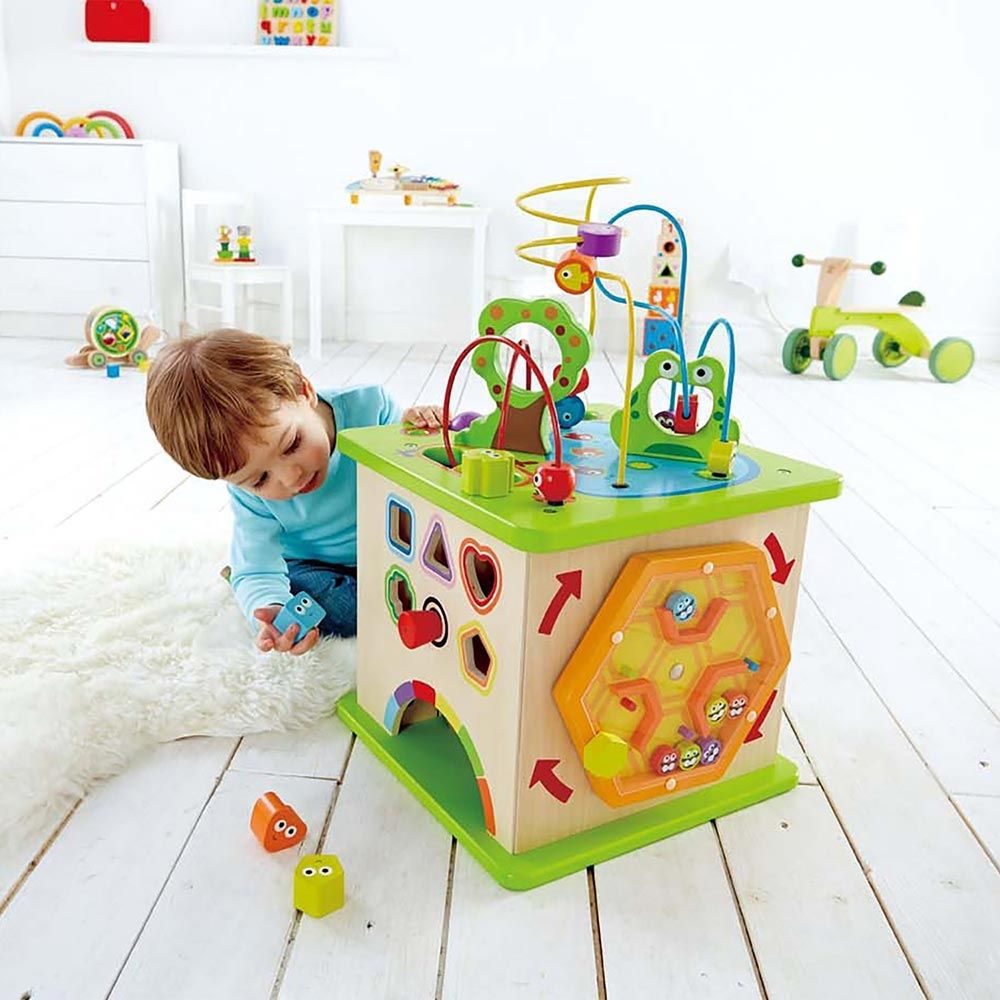 Hape - Country Critters Play Cube