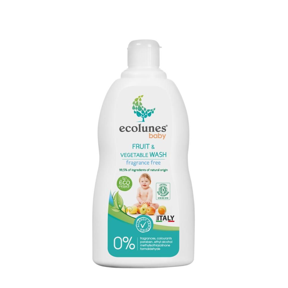 Ecolunes - Baby Fruit & Vegetable Wash Fragrance Free-500ml