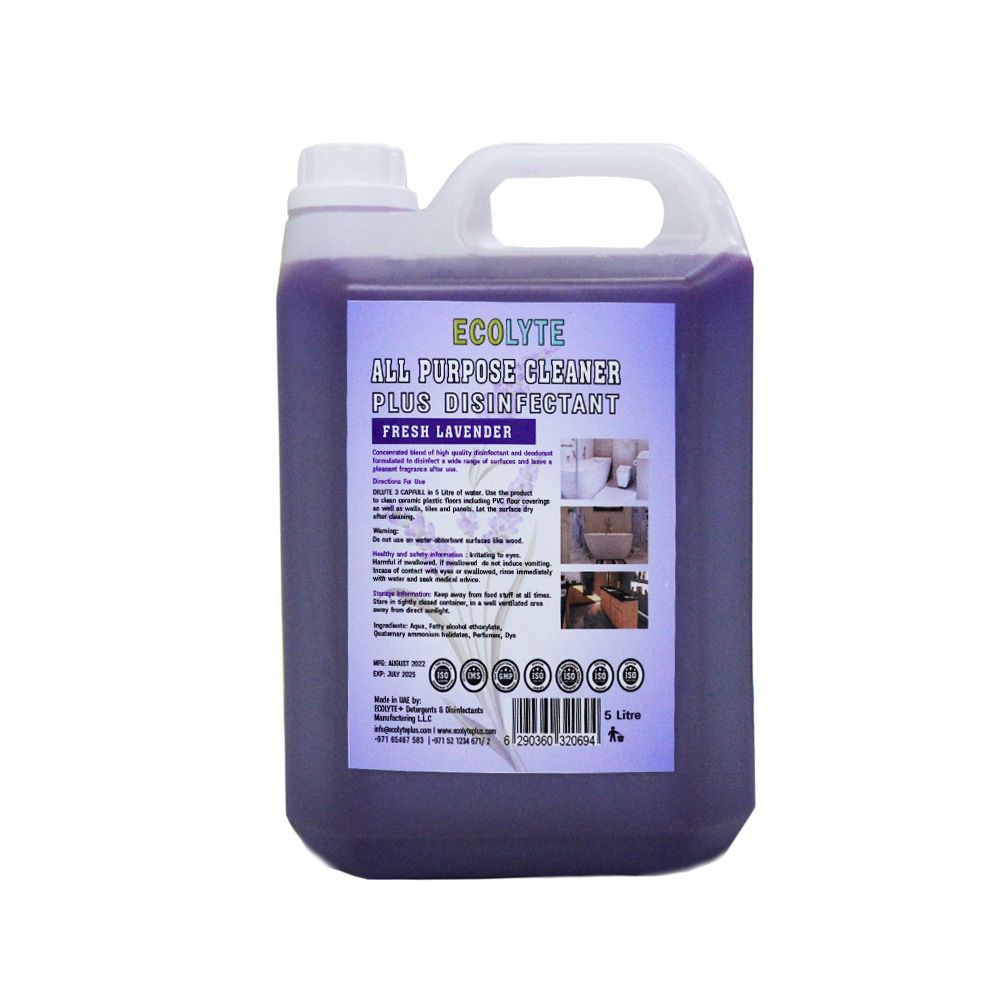 Ecolyte+ - Premium All Purpose Cleaner Plus Disinfectant - 5L - 2pc