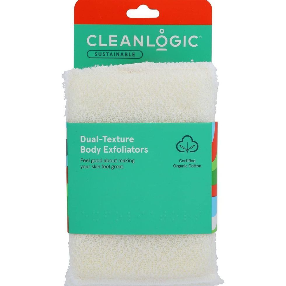 Cleanlogic - Sustainable Dual-Texture Body Exfoliators 2's CLC - Color May Vary