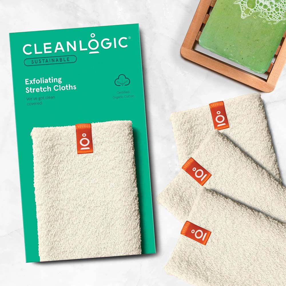 Cleanlogic - Sustainable Exfoliating Stretch Cloth CLC-120-48 - Color May Vary