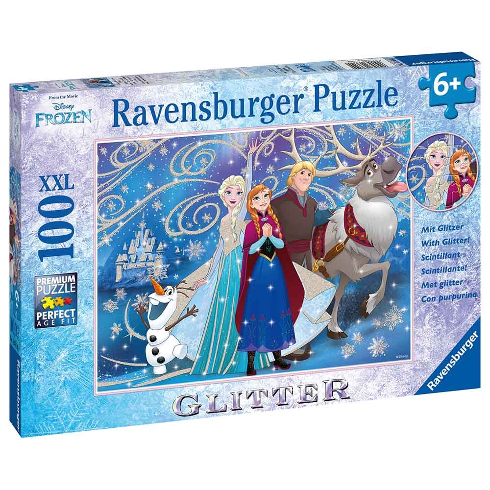 Ravensburger - Frozen Glittery Snow Puzzle 100pcs