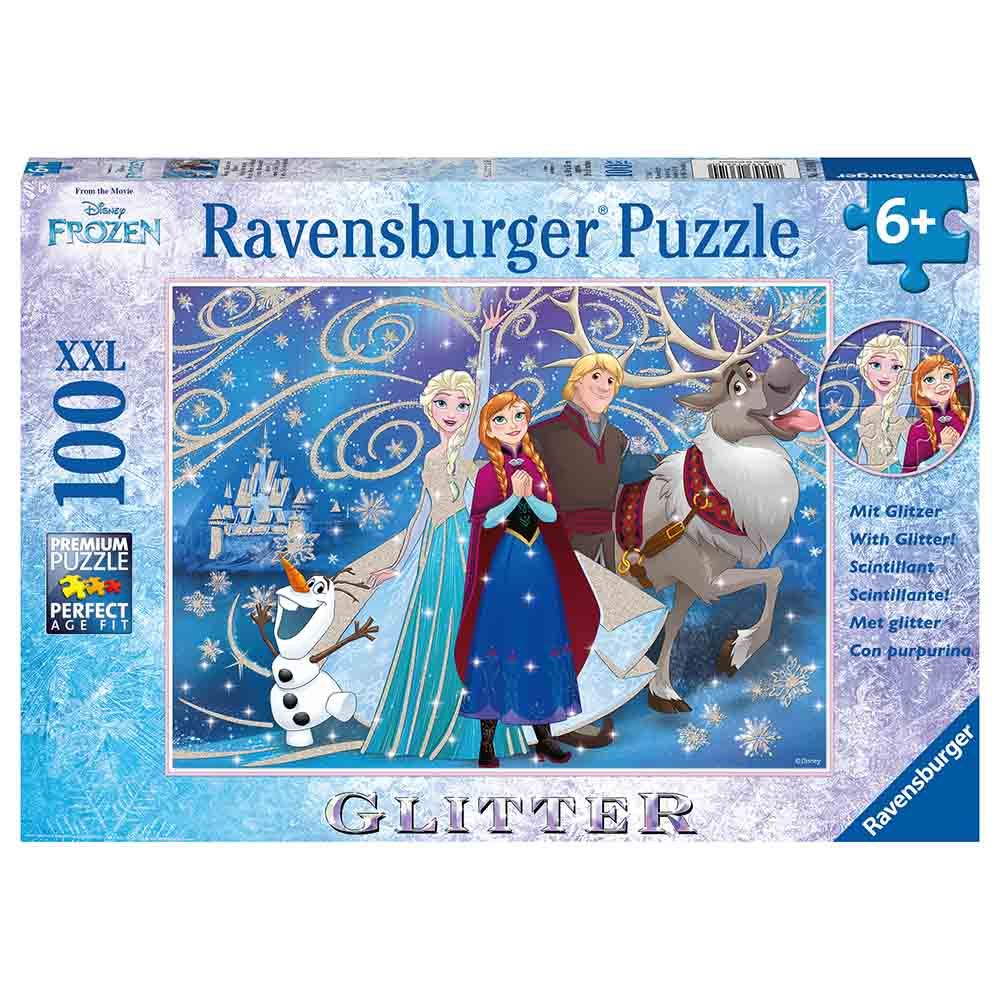 Ravensburger - Frozen Glittery Snow Puzzle 100pcs