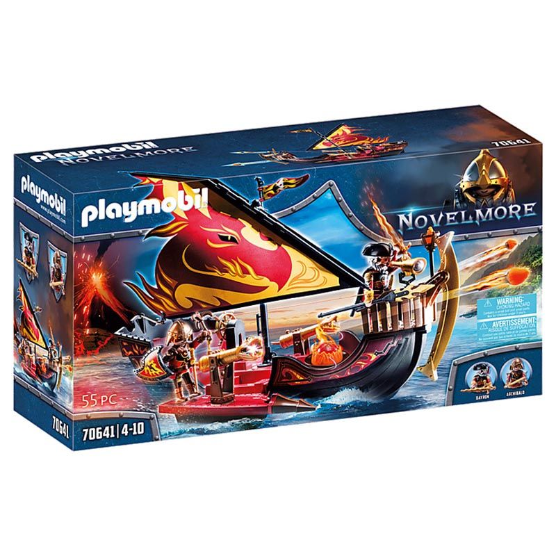 Playmobil - Burnham Raiders Fire Ship 55pcs