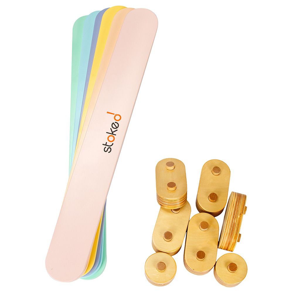 Stoked - Kids Wooden Balance Beam