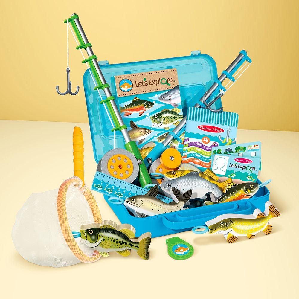 Melissa & Doug - Let's Explore Fishing Playset - 21 pcs