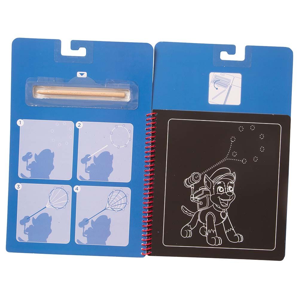 Melissa & Doug - Paw Patrol Scratch Art Pad - Chase