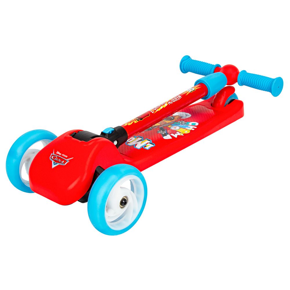 Spartan - Disney Cars Scooter 3-Wheel Light Up Scooter