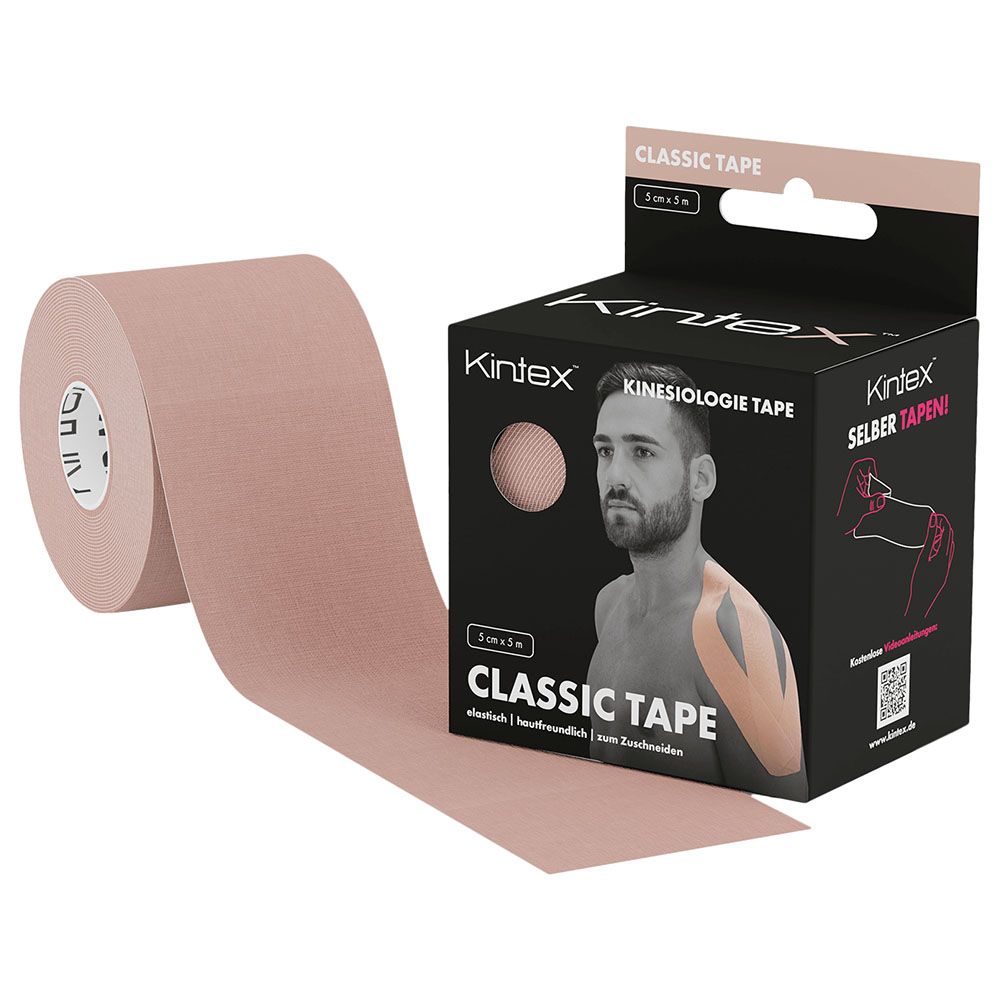 Kintex - Kinesiology Tape Classic - 5 x 500cm - Beige