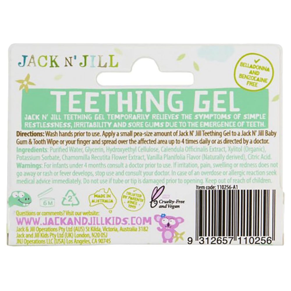 Jack N' Jill - Natural Teething Gel - 15g