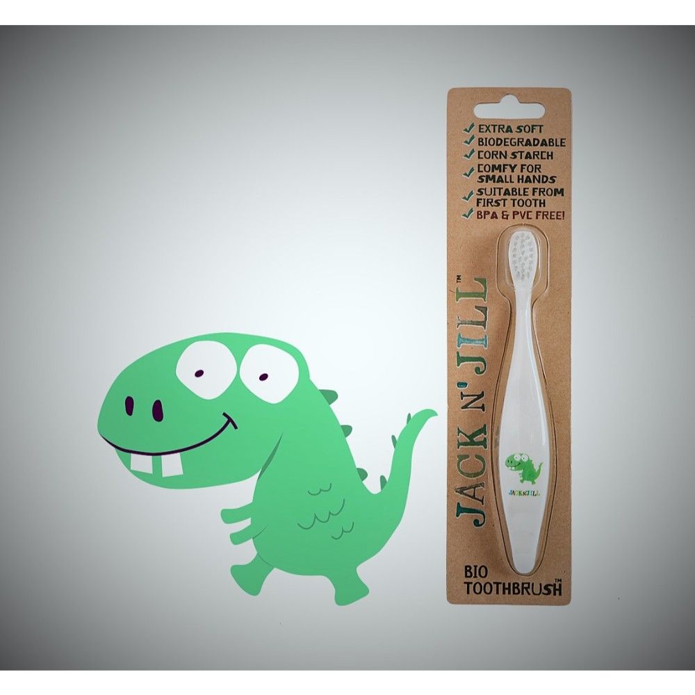 Jack n' Jill Kids Bio Toothbrush Dinosaur