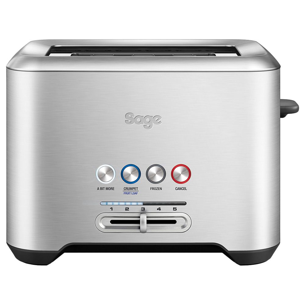 Sage - The Bit More 2 Slice Toaster - Brushed Stainless Steel