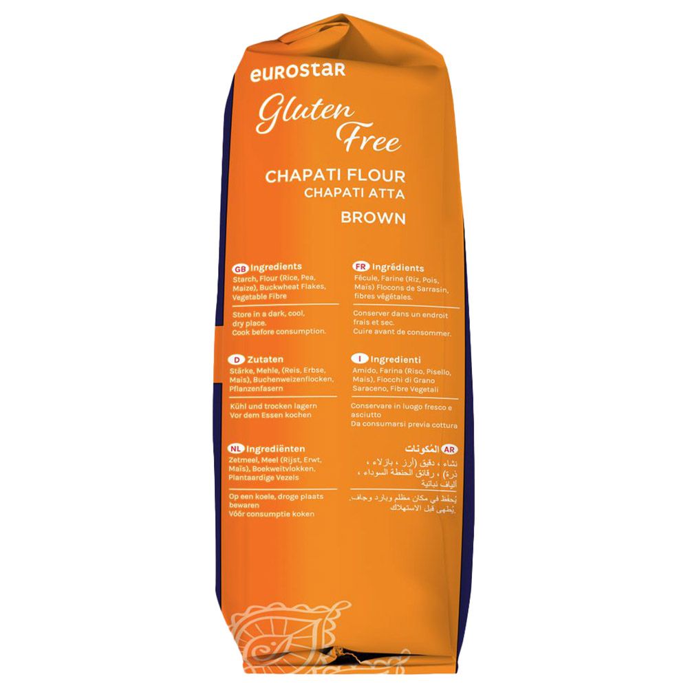 Eurostar - Gluten Free Chapatti Flour - Brown - 1.5 Kg