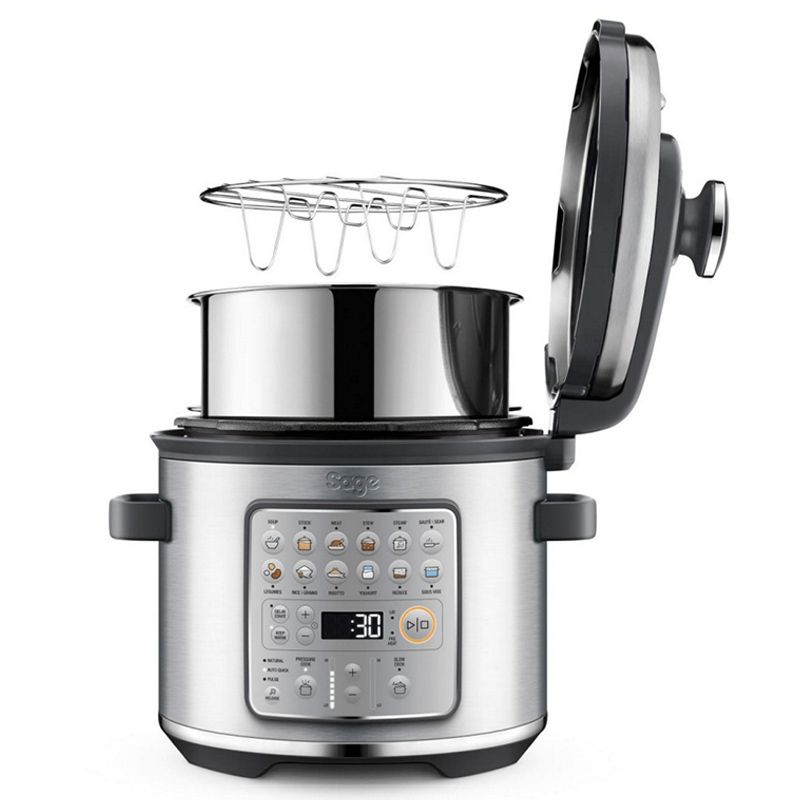 Sage - The Fast Slow Go Cooker - Brushed Stainless Steel