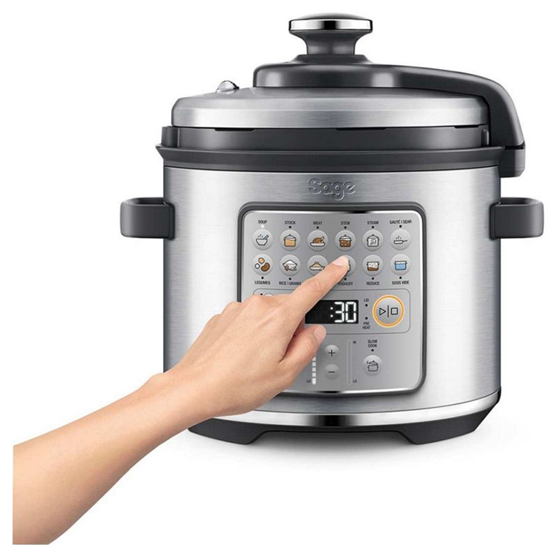 Sage - The Fast Slow Go Cooker - Brushed Stainless Steel