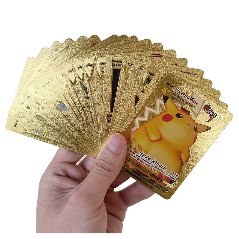 Pokemon - Golden Trading Cards Gold Foil Set - 55 Cards 