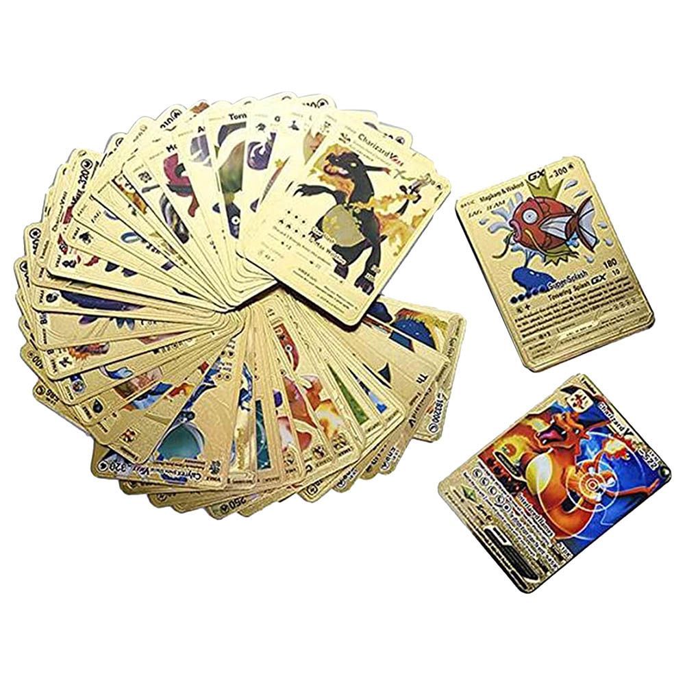 Pokemon - Golden Trading Cards Gold Foil Set - 55 Cards 