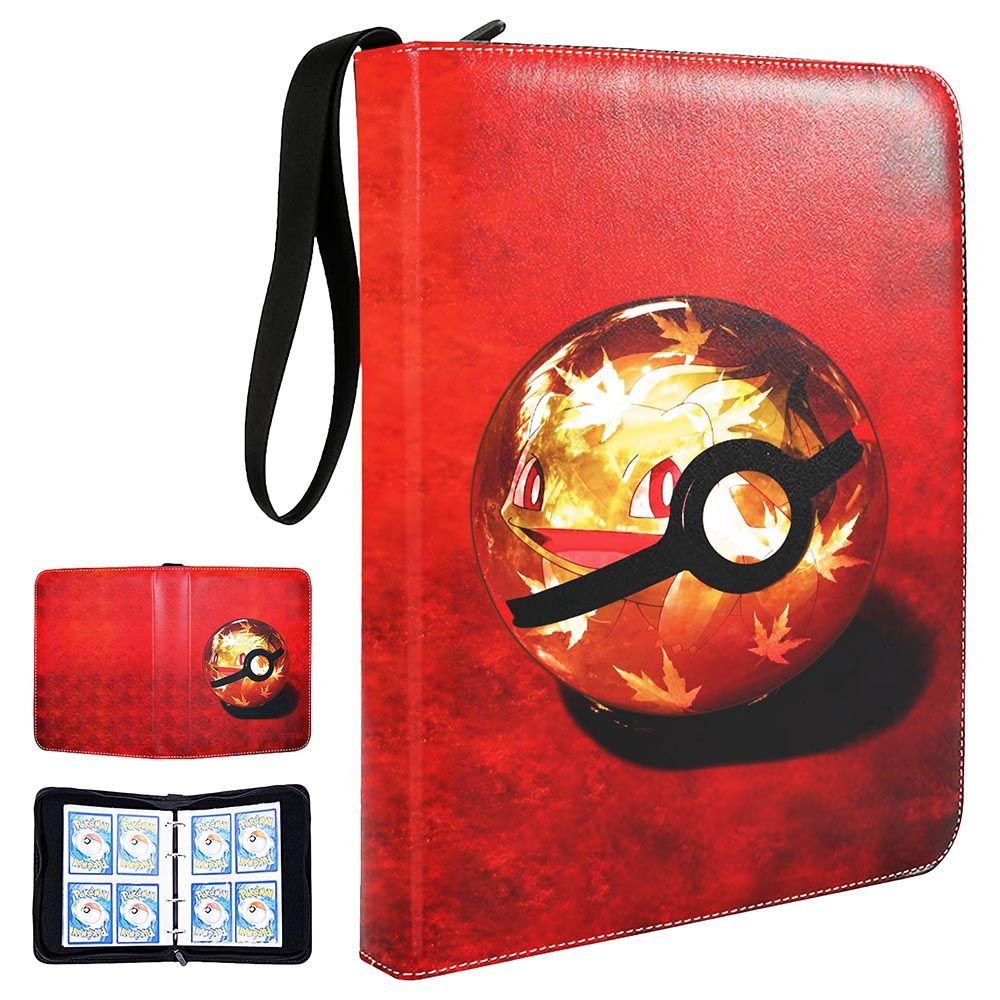 ESSEN - Pokemon Cards Binder Holder For Trading Cards - Red