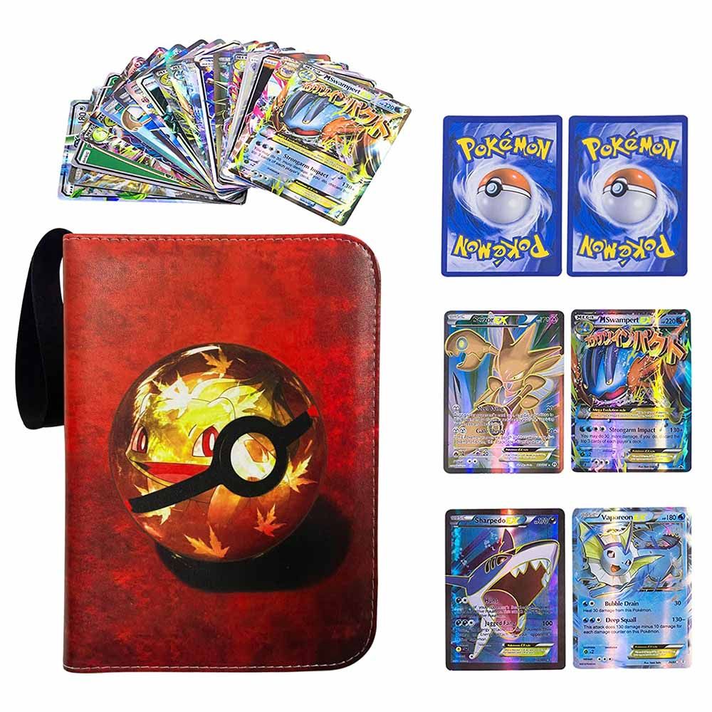 ESSEN - Pokemon Cards Binder Holder For Trading Cards - Red