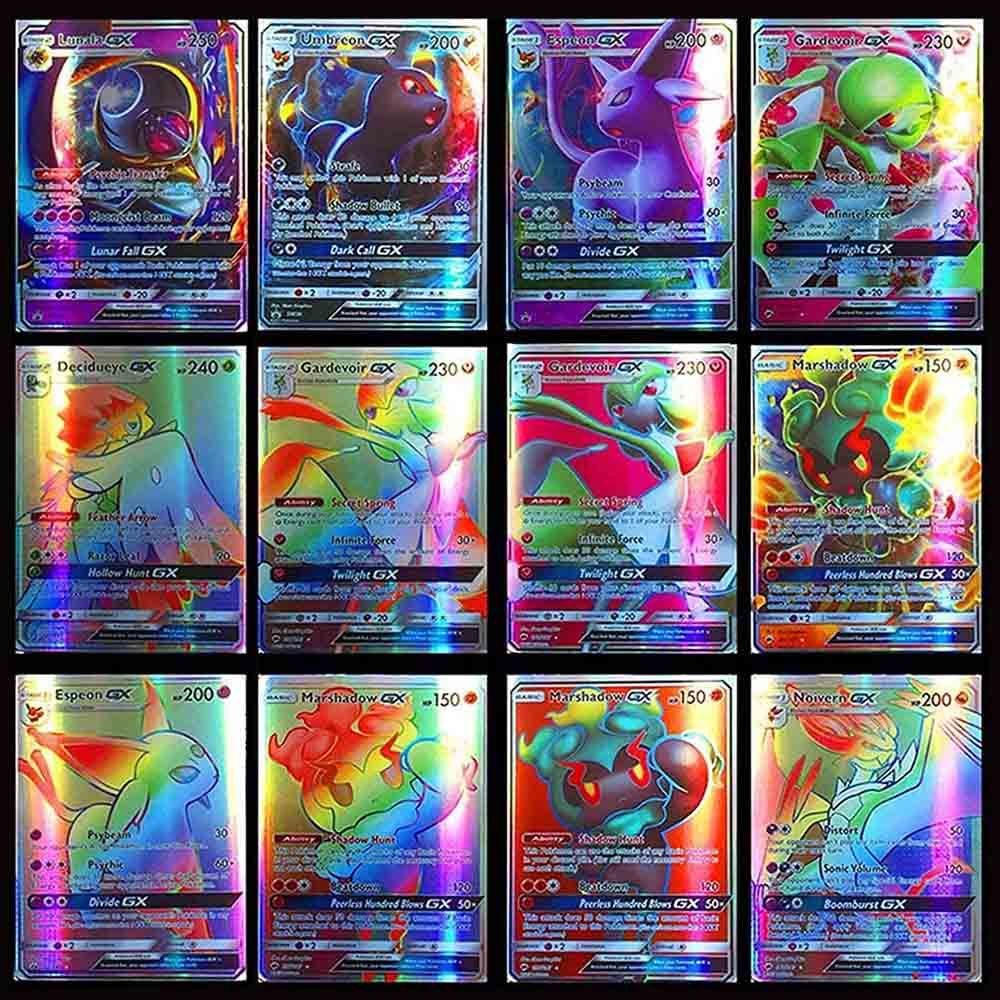 Pokemon - Trading Cards 100 Pcs (95 GX+5 Mega)