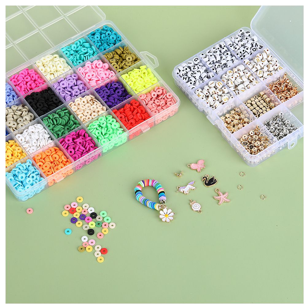 ESSEN Clay Beads Bracelet Jewellery Making DIY Kit -5591pcs