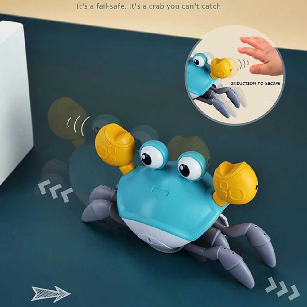 ESSEN - Baby Toddler Crawling Crab W/ Music & LED - Blue